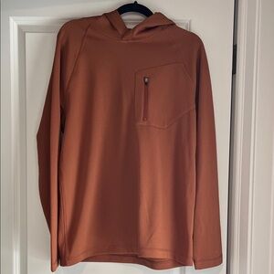 Men's Burnt Orange Hooded Sweatshirt